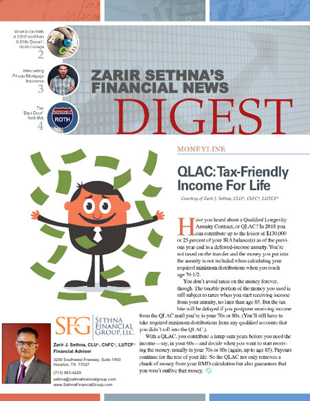Sethna Financial Digest